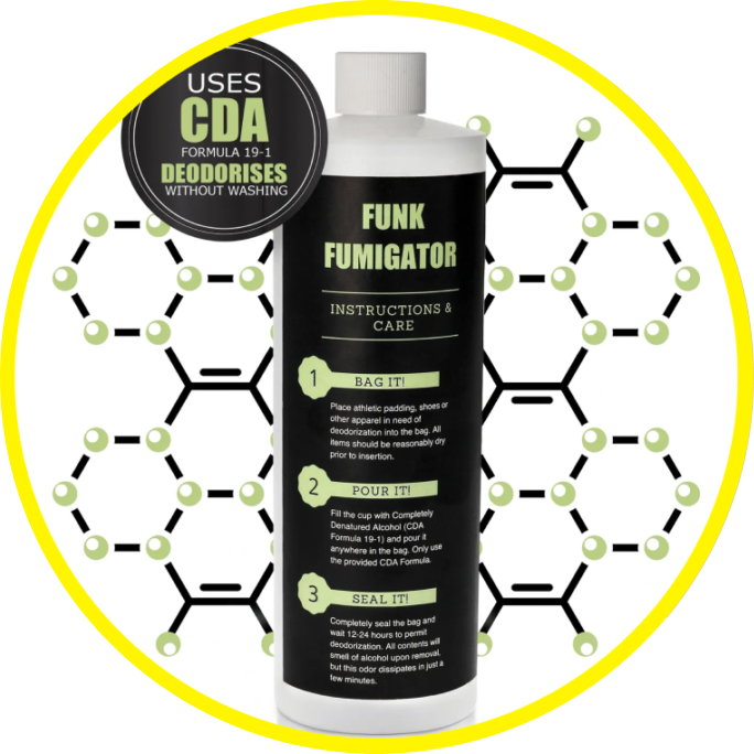 A bottle of cleaner and the words " funk fungativa ".